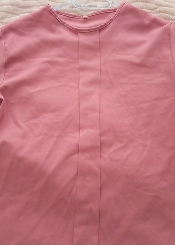 Pembe Uzun Kollu Bluz - Görsel 2