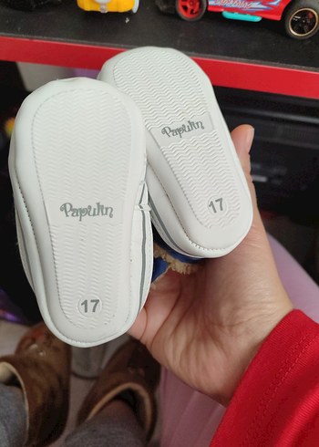 Mavi Bohem Tarz Bebek Botları Velcro - Görsel 3