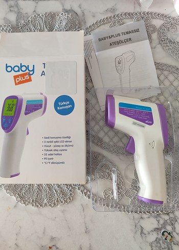 Baby Plus Temassız Ateş Ölçer Gri - Görsel 5