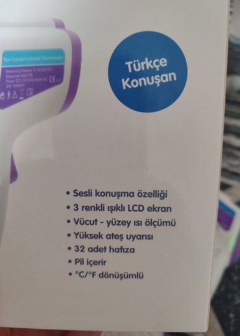 Baby Plus Temassız Ateş Ölçer Gri - Görsel 7