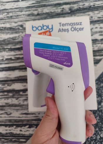 Baby Plus Temassız Ateş Ölçer Gri - Görsel 2