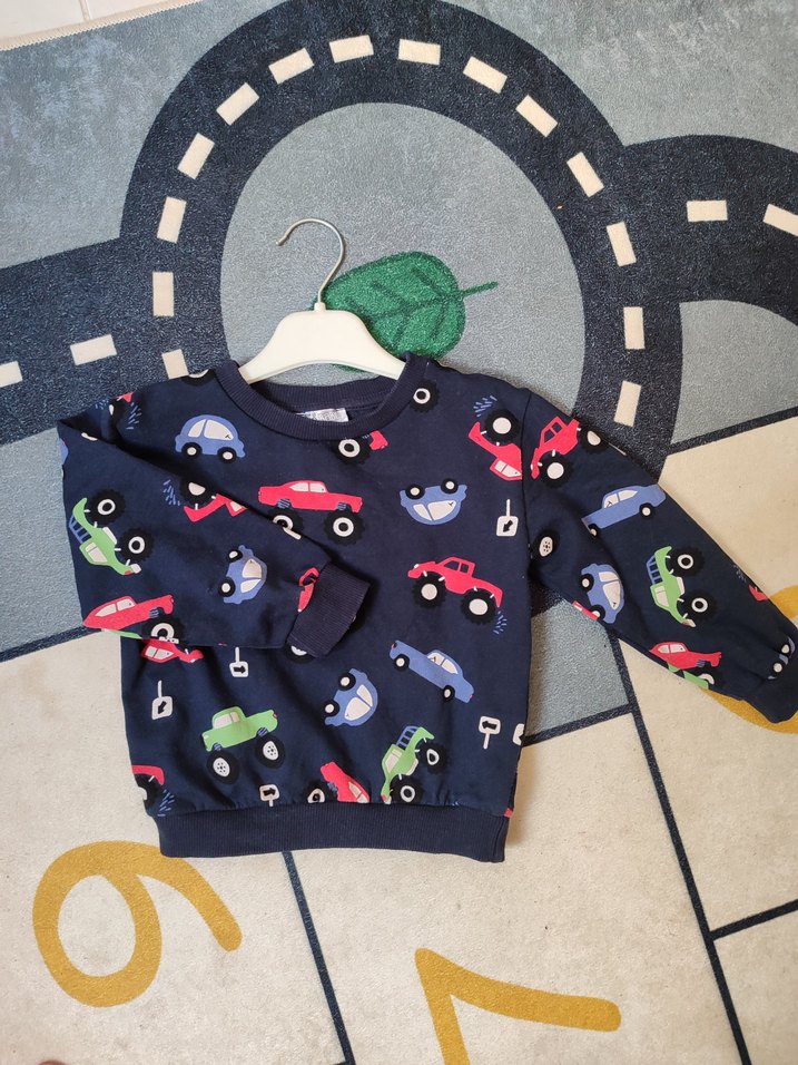 Renkli Baskılı Erkek Çocuk Sweatshirt - Görsel 3