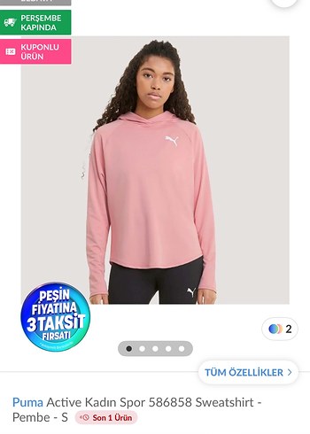 Puma Puma Active Kadın Sweatshirt