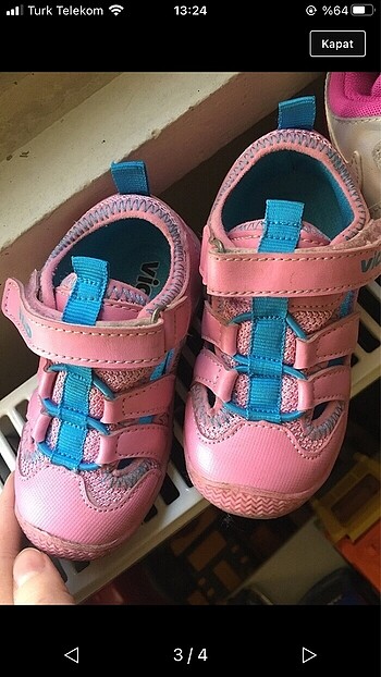 22 Beden Kız bebek ayakkabı