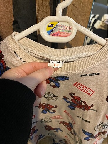 6 Yaş Beden Pijama üstü