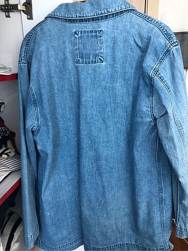 l Beden mavi Renk Pull&Bear denim kot ceket