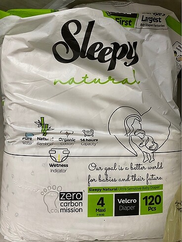 Sleepy natural bebek bezi 4 numara