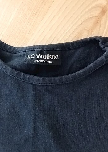 Kız Çocuk Lacivert Denim Tişört - Görsel 2