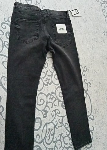 Gri Regular Fit Erkek Denim Pantolon - Görsel 6