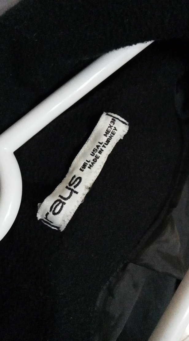 Düğmeli Siyah Midi Kadın Kaban - Görsel 4