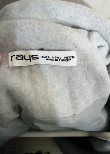 Gri Uzun Kadın Kaban - Görsel 4