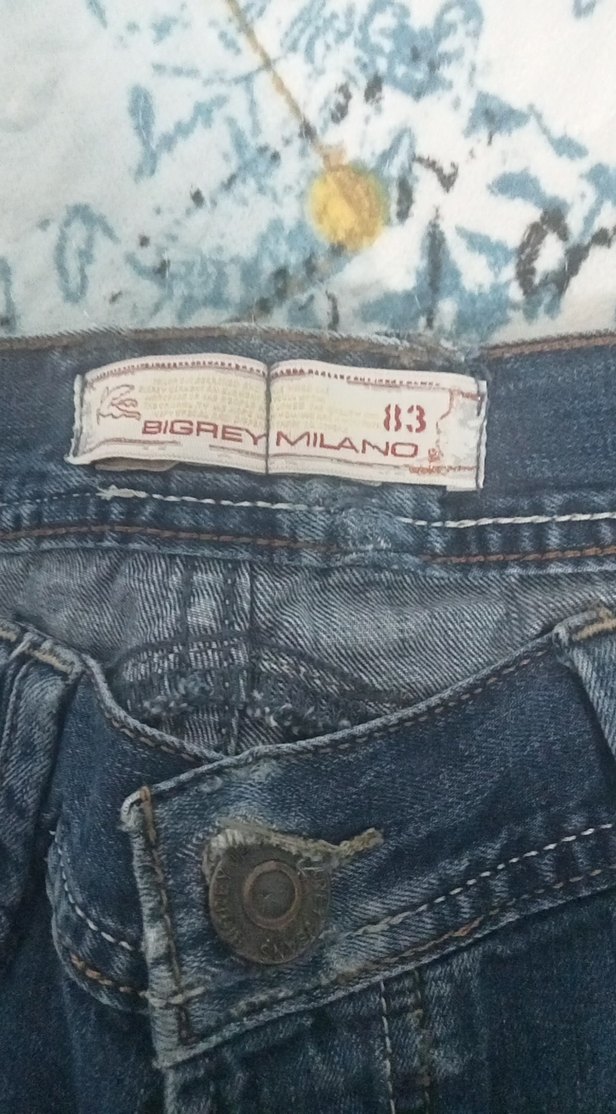 Erkek Mavi Denim Kısa Bol Kesim Jean - Görsel 3