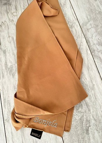Camel Renkli Kadın Drapeli Şal - Görsel 6