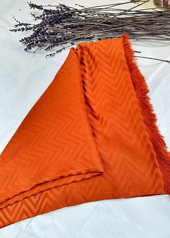 Pilili Yeşil Keten Kadın Şal - Görsel 4