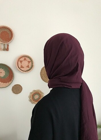 Beden siyah Renk Pamuklu Şal
