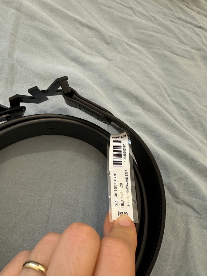 Michael Kors Siyah Velcro Kadın Kemer - Görsel 2