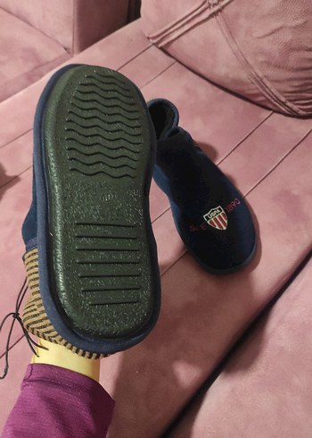 Erkek Lacivert Nakışlı Velcro Bot - Görsel 3