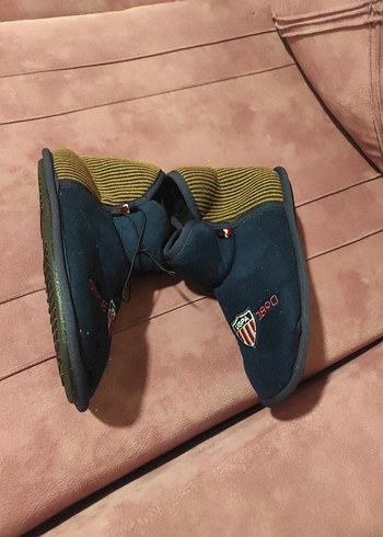 Erkek Lacivert Nakışlı Velcro Bot - Görsel 7