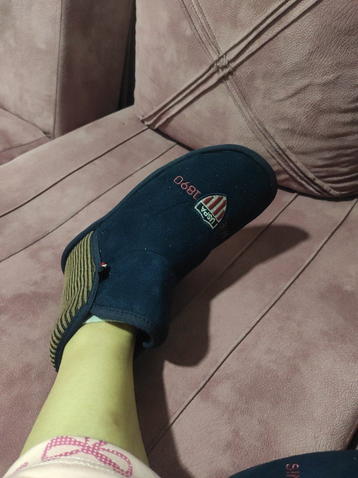 Erkek Lacivert Nakışlı Velcro Bot - Görsel 4