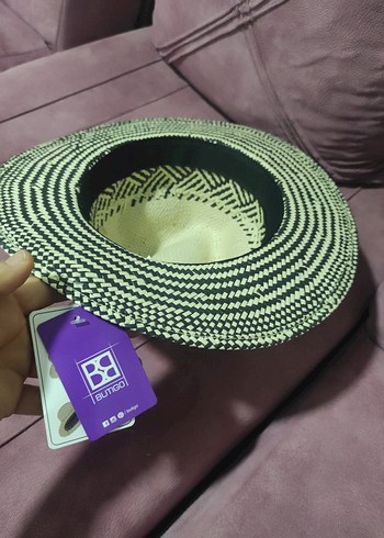 Örgü Desenli Bohem Kadın Şapka - Görsel 2