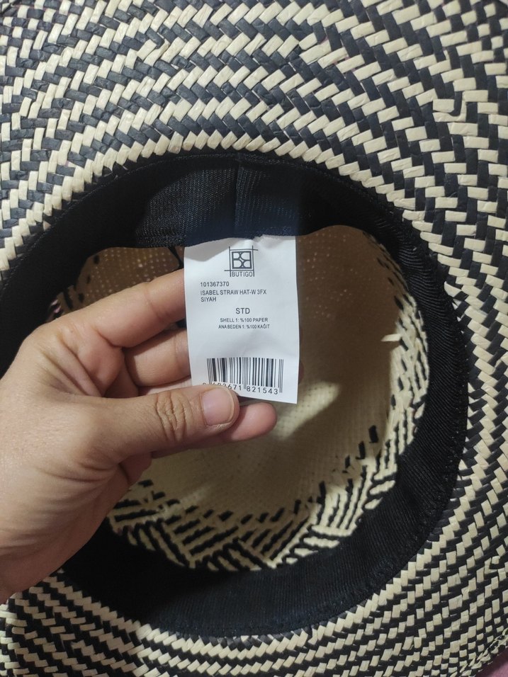 Örgü Desenli Bohem Kadın Şapka - Görsel 3