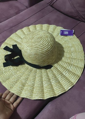 hasır Bej Kadın Şapka - Görsel 2