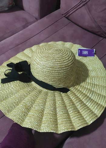 hasır Bej Kadın Şapka - Görsel 3