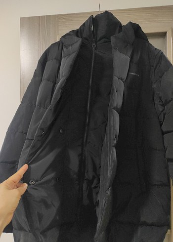 Siyah Kadın Puff Mont Midi Boy - Görsel 3