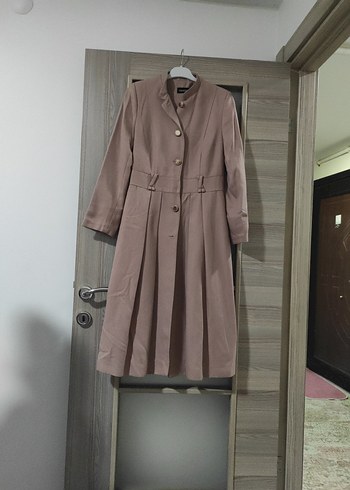 Armine pudra Kadın yarım pardösü - Görsel 3