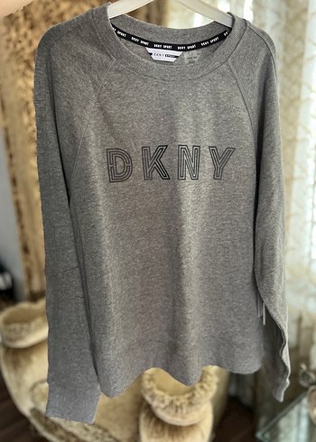 DKNY Gri Dkny Kadin Sweatshirt
