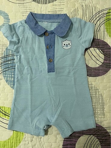 LC Waikiki Lc waikiki erkek bebek polo yaka kısa kollu tulum