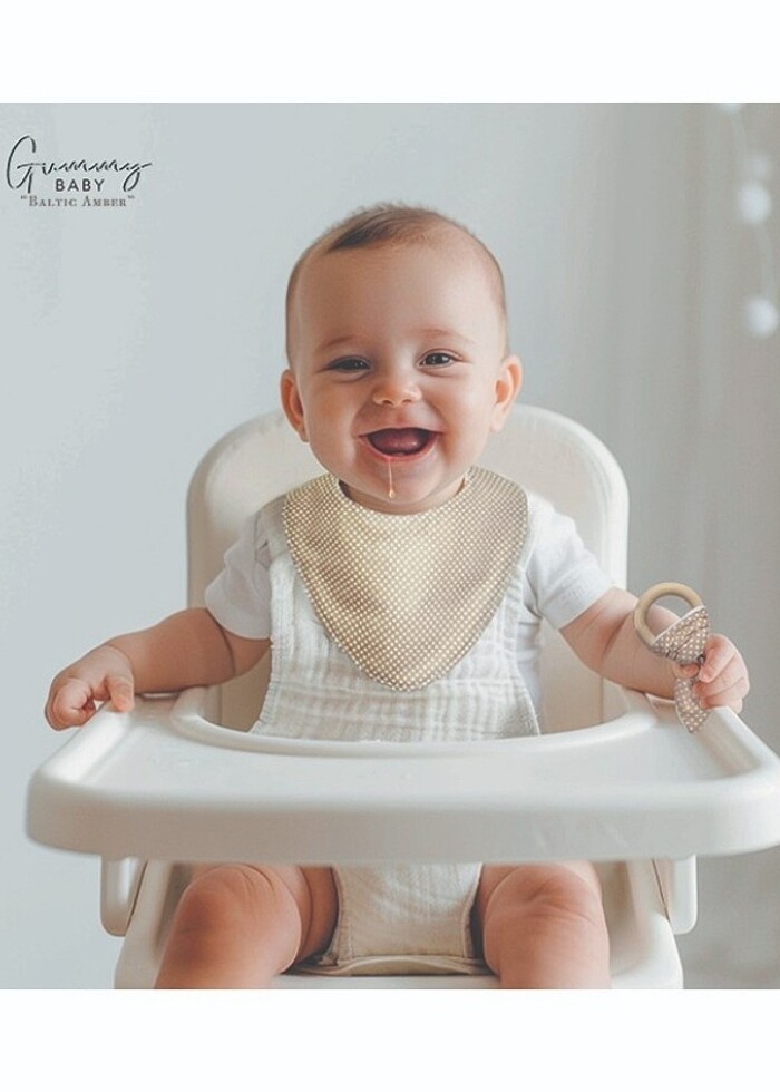 Müslin Mama Önlüğü Seti (4adet)  - Görsel 4