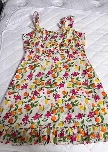 Çiçekli Mini Elbise