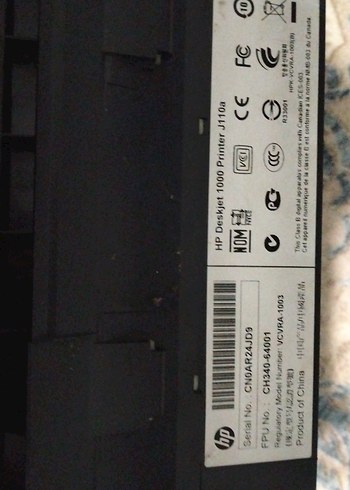 HP deskjet 1000 Gri Yazıcı - Görsel 3