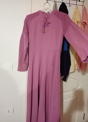 42 Beden Pembe elbise