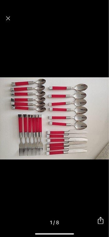 Kaşık çatal bıçak takımı set