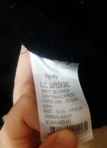 5 Yaş Beden Lc Waikii mont