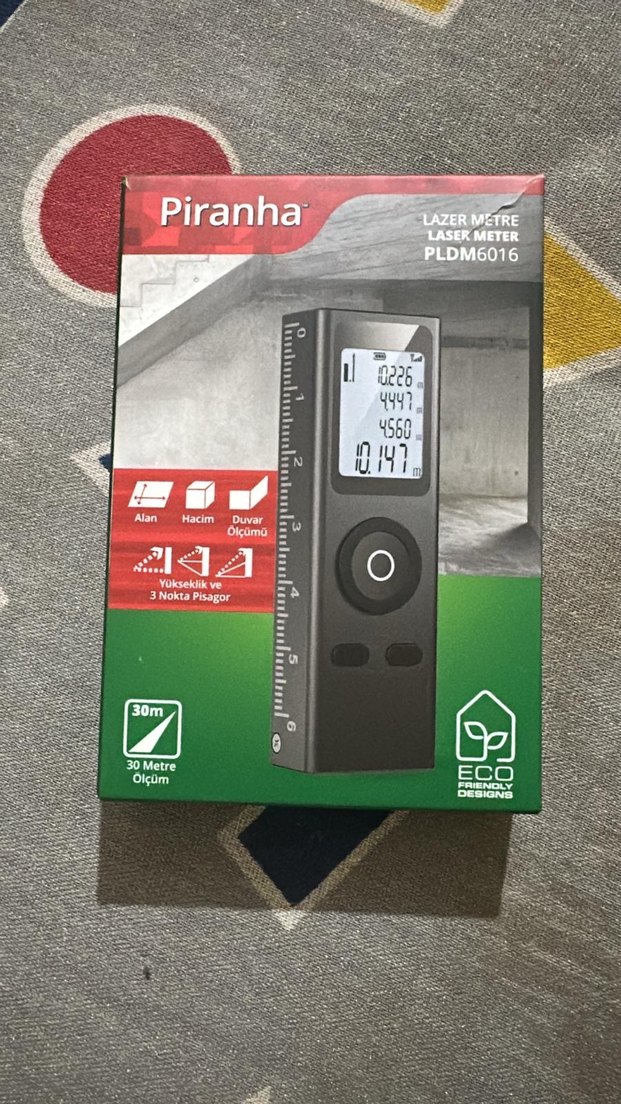 Piranha PLDM6016 Lazer Mesafe Ölçer Metre - Görsel 2