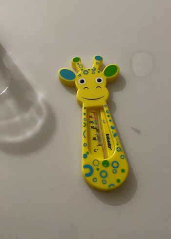 Renkli Zürafa Figürlü Bebedor Termometre - Görsel 3