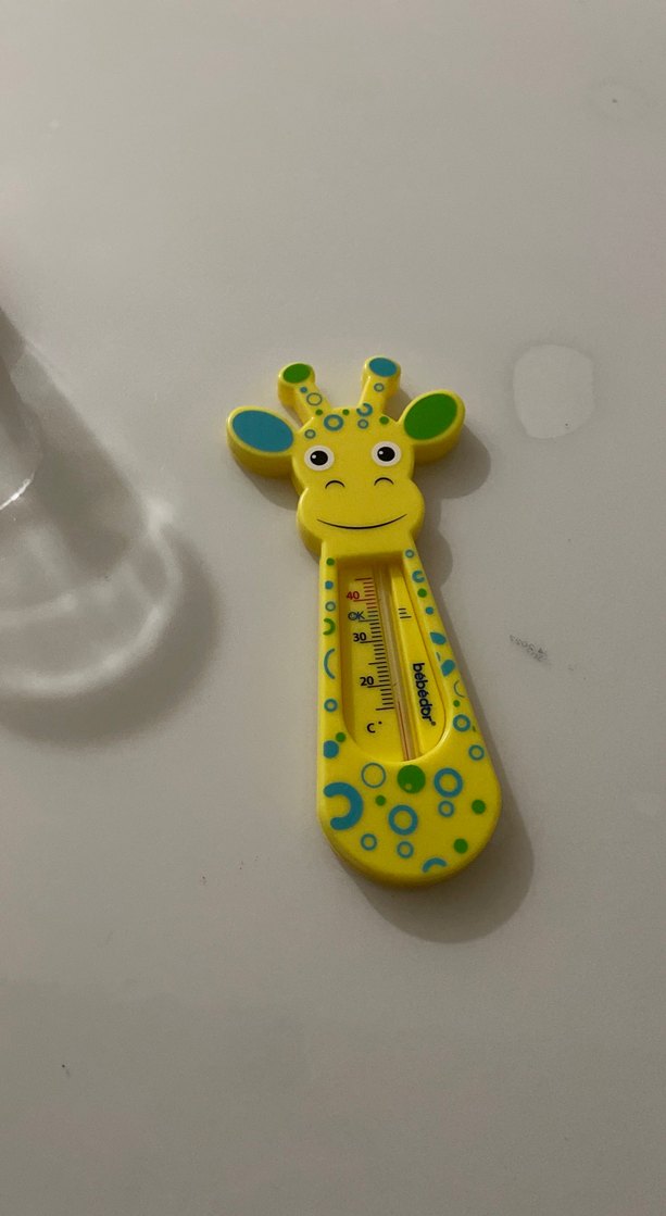 Renkli Zürafa Figürlü Bebedor Termometre - Görsel 3