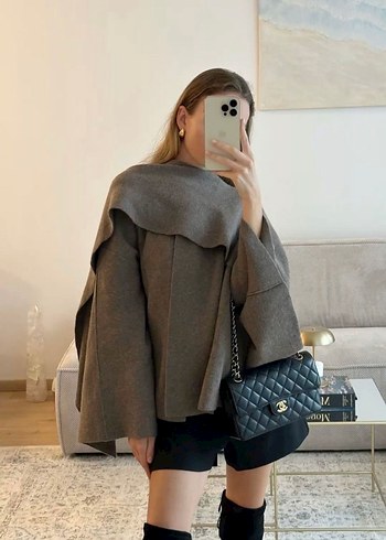 Zara Kahverengi Panço - Görsel 2