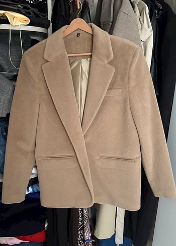 Trendyolmilla Bej Kemerli Blazer Ceket - Görsel 4