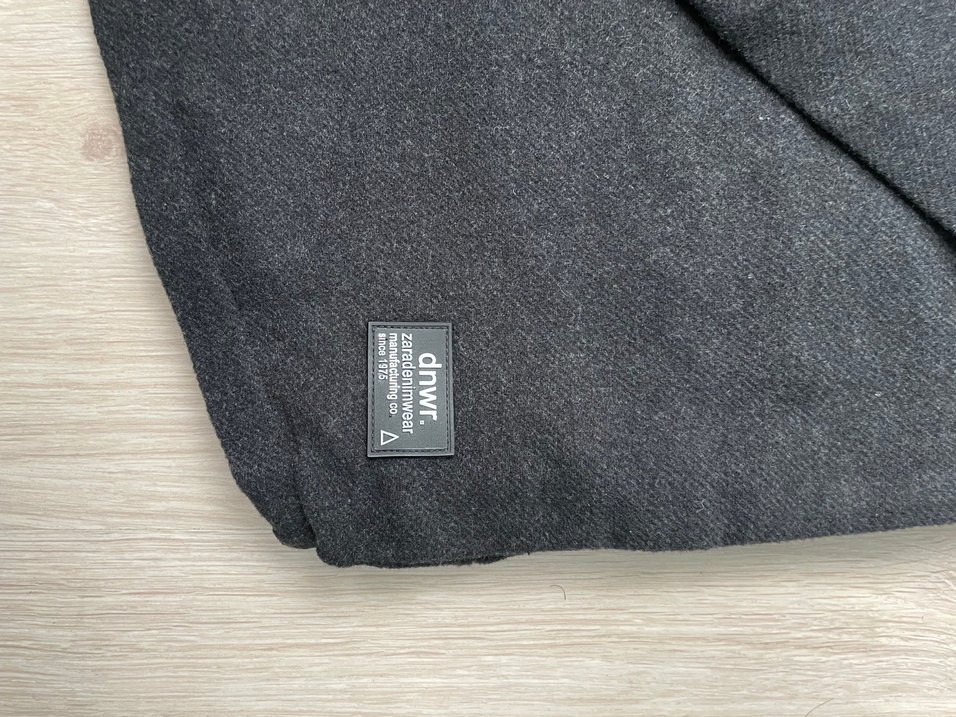 Zara Gri Düğmeli Erkek Yün Ceket - Görsel 5