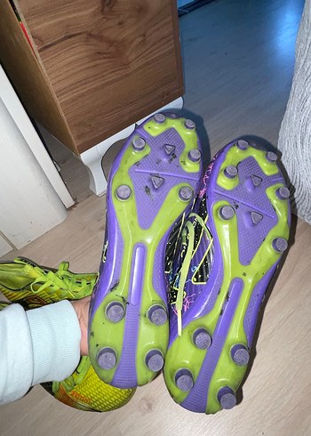 Renkli Desenli Erkek Futbol Ayakkabısı KRAMPON - Görsel 6