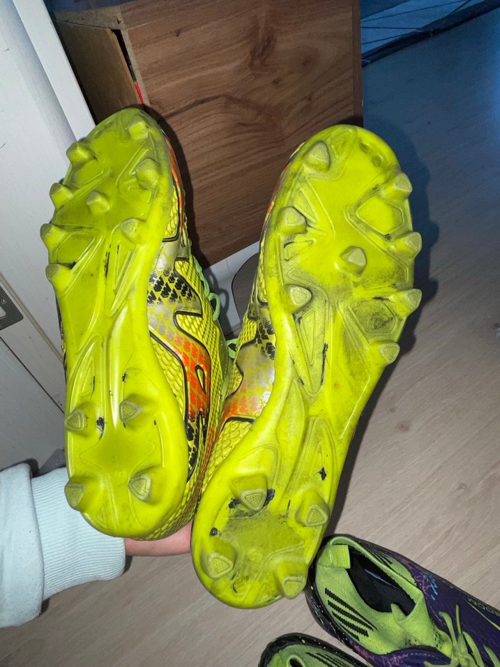 Renkli Desenli Erkek Futbol Ayakkabısı KRAMPON - Görsel 5