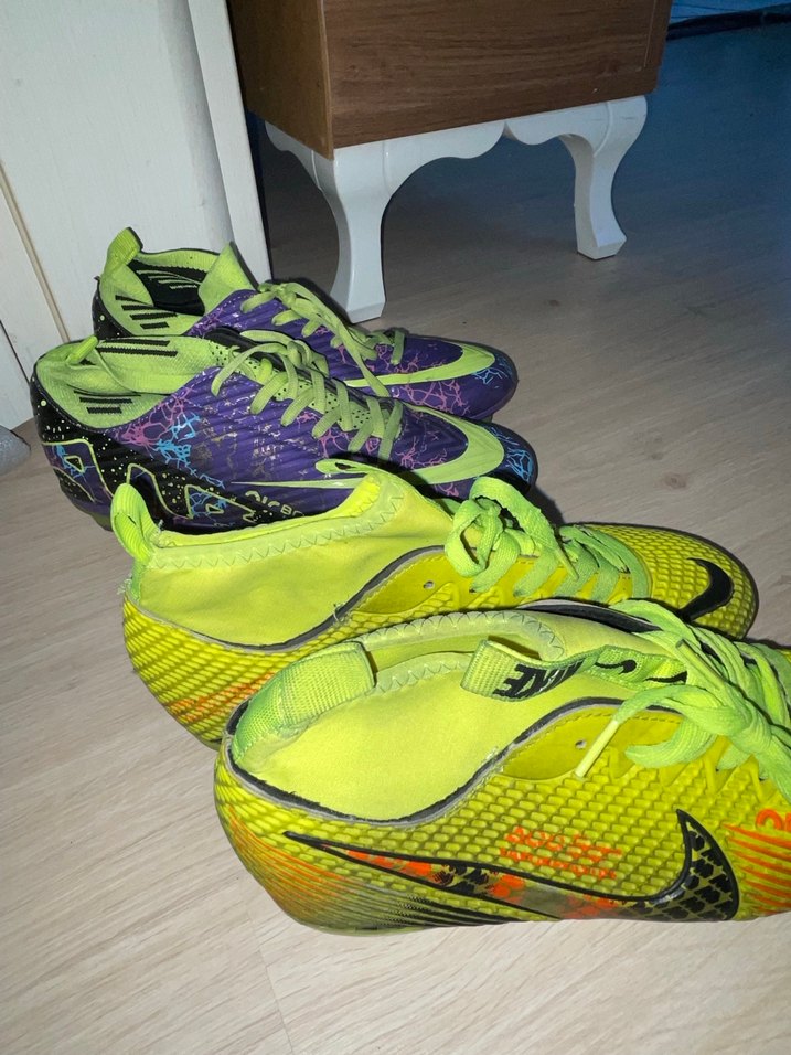 Renkli Desenli Erkek Futbol Ayakkabısı KRAMPON - Görsel 4