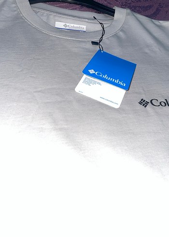 Columbia Gri Kısa Kollu Tişört - Görsel 2