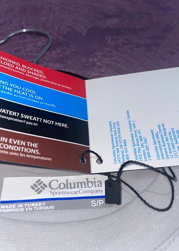 Columbia Gri Kısa Kollu Tişört - Görsel 3