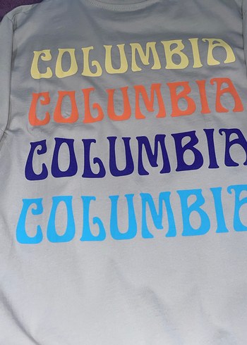 Columbia Gri Kısa Kollu Tişört - Görsel 4