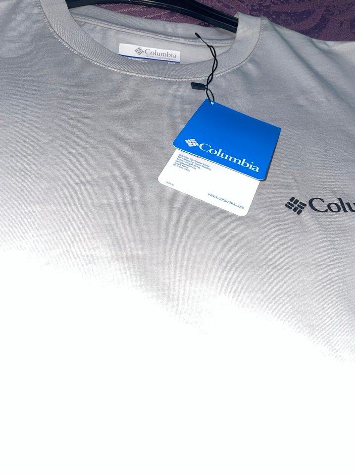 Columbia Gri Kısa Kollu Tişört - Görsel 2
